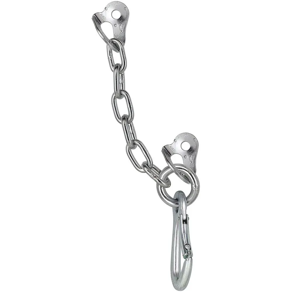 Fixe Climbing Gear Type D Draco Stainless Steel M12 Ankare, Silver, One Size