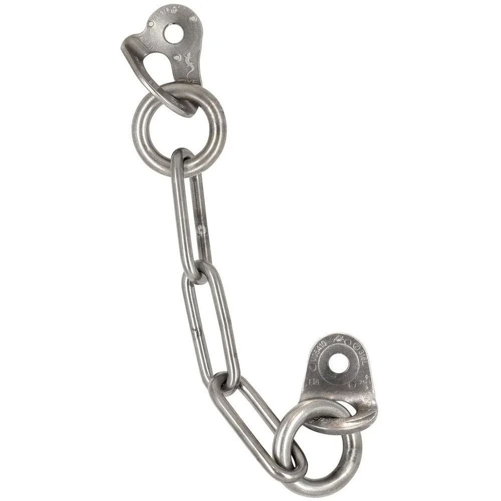 Fixe Climbing Gear Type D M12 316l Ankare, Silver, One Size