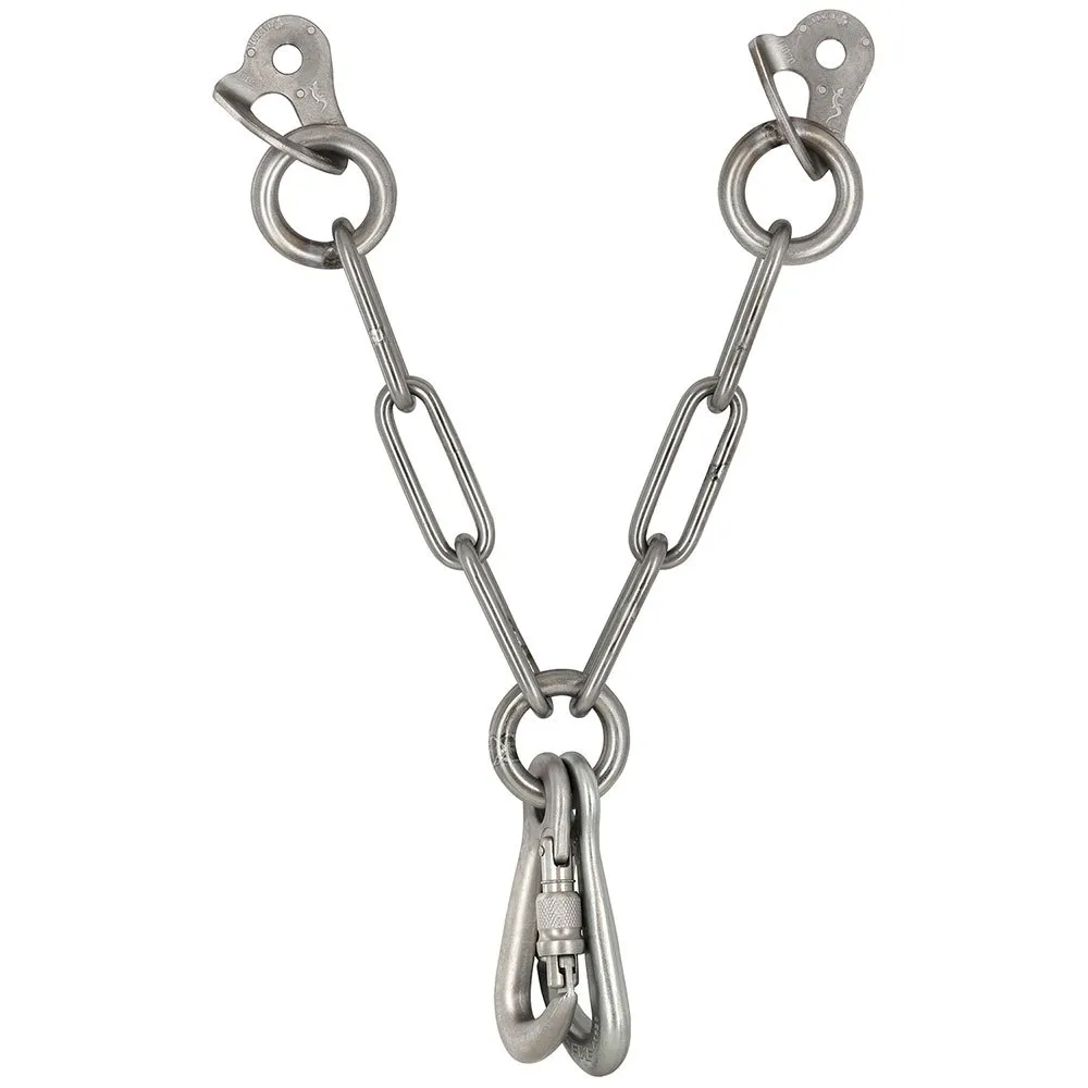 Fixe Climbing Gear Type V 2 Draco S M10 316l Ankare, Silver, One Size