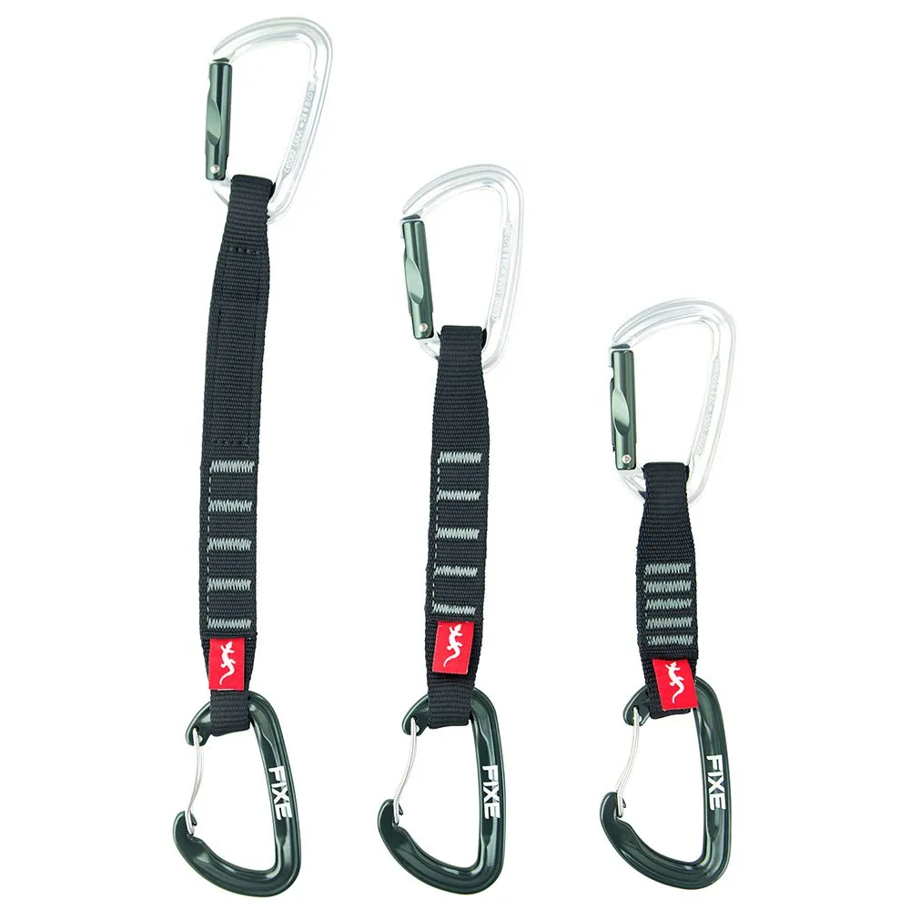 Fixe Climbing Gear Wide Orion-m+minor Quickdraw, Black, 24cm
