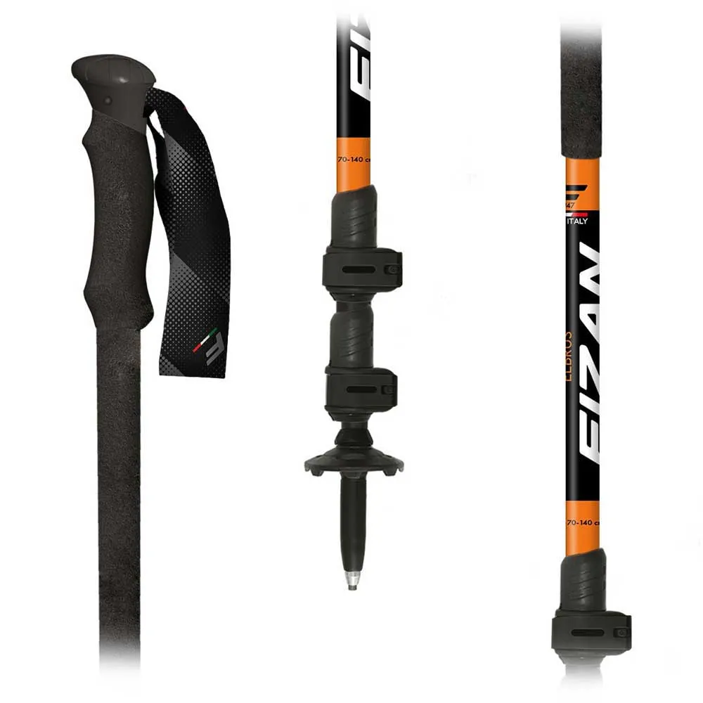 Fizan Elbrus Stavar, Black / red, 70-140cm