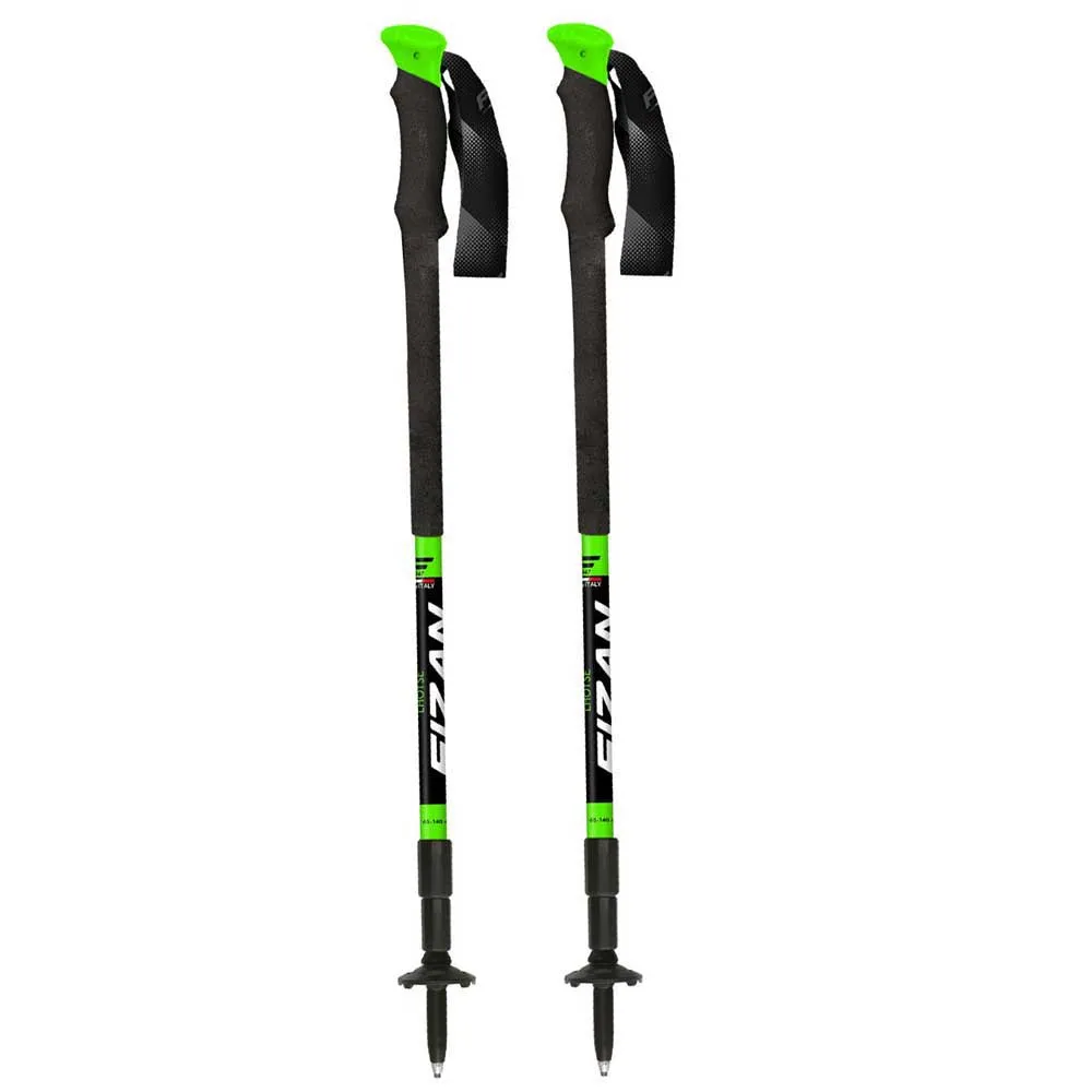 Fizan Lhotse Stavar, Black / green, 65-140cm
