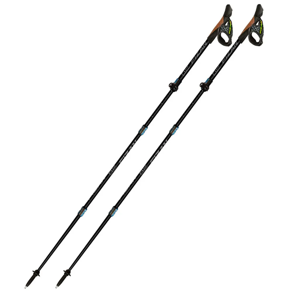 Fizan Rfp Trail Stavar, Black, 110-135cm