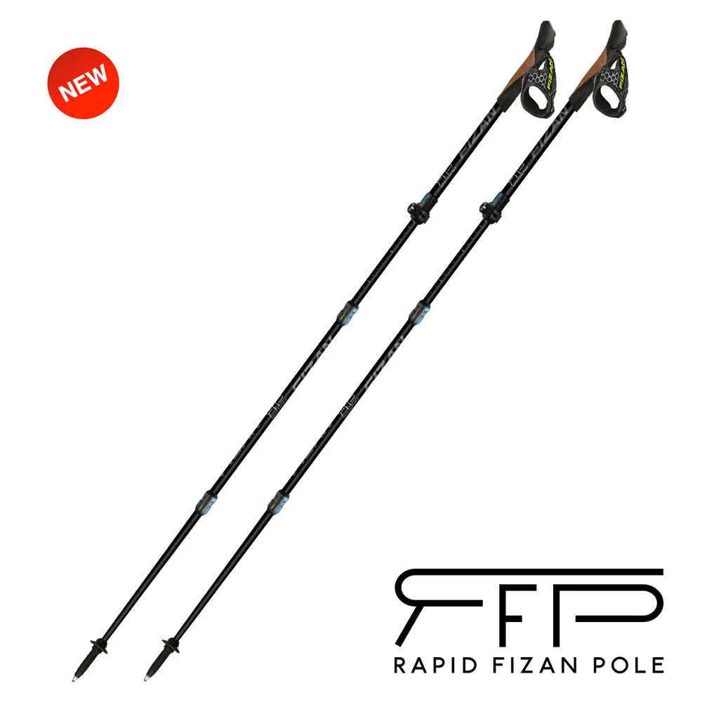 Fizan Rfp Trail Stavar, Black, 110-135cm