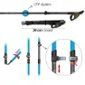Fizan Rfp Trail Stavar, Black, 110-135cm
