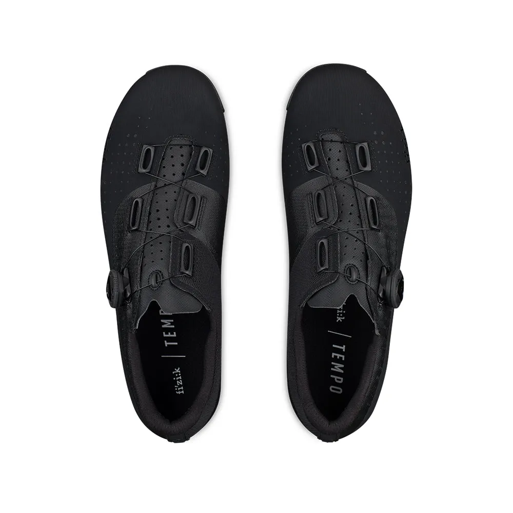 Fizik TEMPO OVERCURVE WIDE R4 Cycling Shoes, Black Fizik TEMPO OVERCURVE WIDE R4 Cycling Shoes, Black