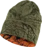 Fjällräven Lappland Beanie, Green camo-orange multi camo