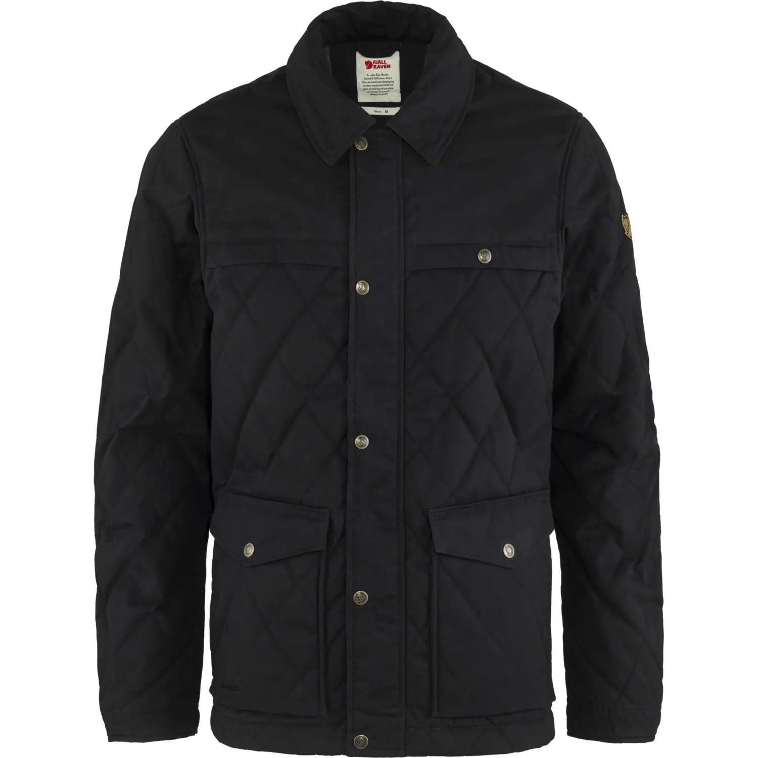Fjällräven Men's Övik Wool Padded Jacket, Black