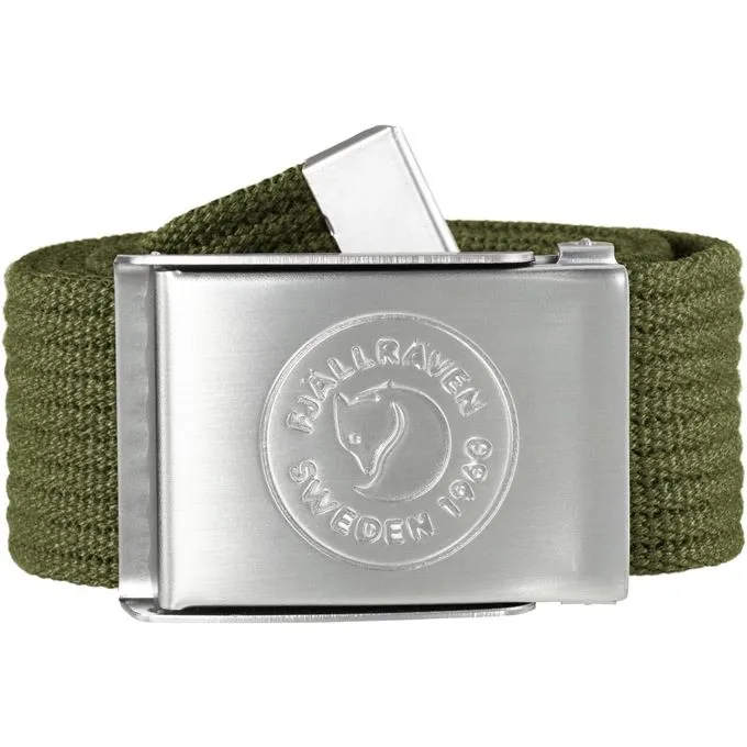 Fjällräven Unisex 1960 Logo Belt, Green, 120cm Fjällräven Unisex 1960 Logo Belt, Green, 120cm