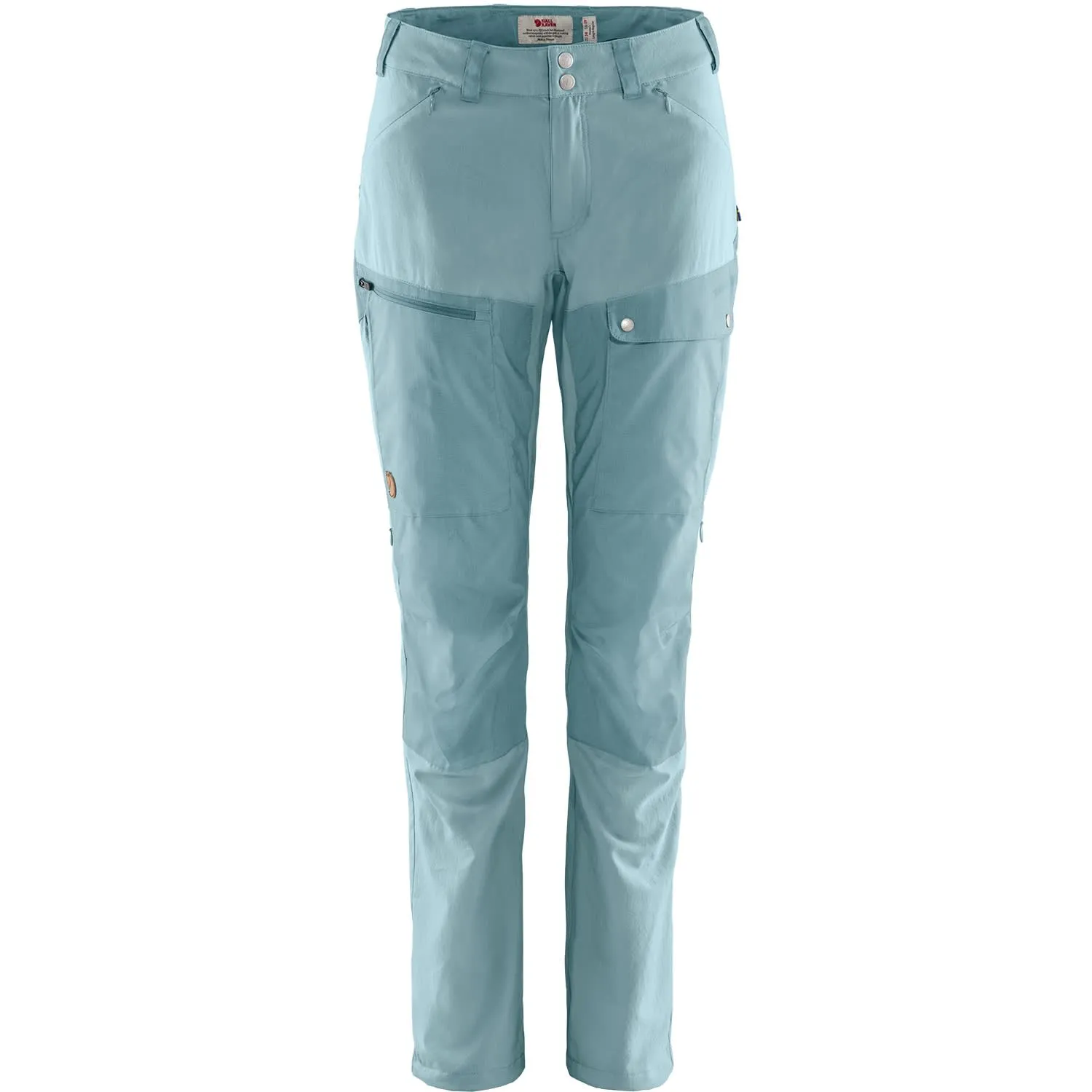 Fjällräven Women's Abisko Midsummer Trousers Short, Mineral Blue-Clay Blue Fjällräven Women's Abisko Midsummer Trousers Short, Mineral Blue-Clay Blue