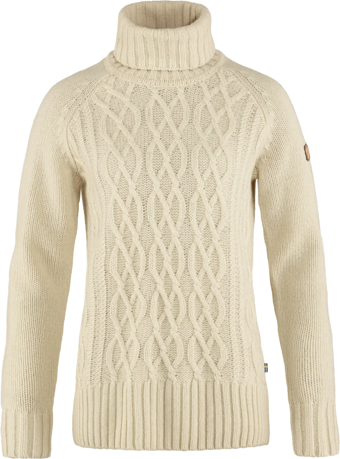 Fjällräven Women's Övik Cable Knit Roller Neck