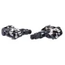 FLR Xc-313 Spd Cykelpedaler, Black / silver, One Size