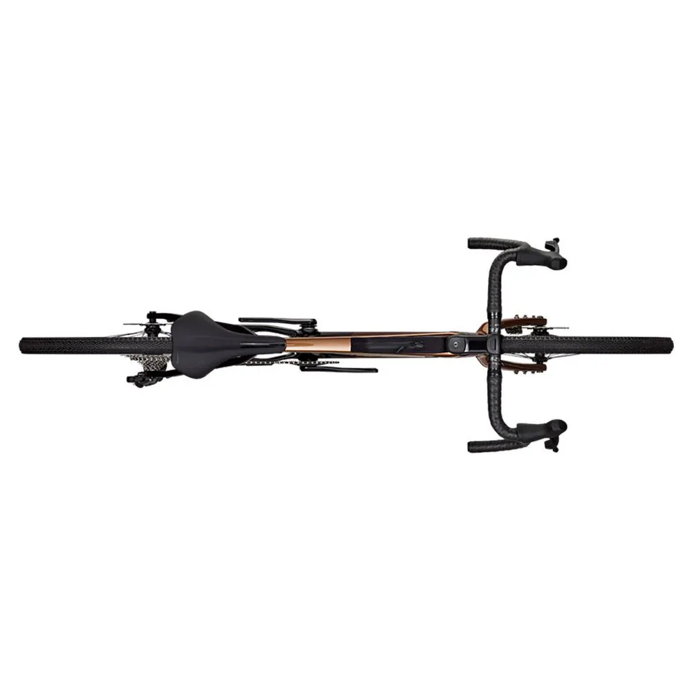 Focus Atlas 8.9 Rival Etap Axs Xplr 2024 Gravelcykel, Goldbrown glossy / carbon raw glossy, XS