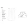 Focus Izalco Max 8.7 R7100 2024 Racercykel, Silver glossy / white metallic glossy