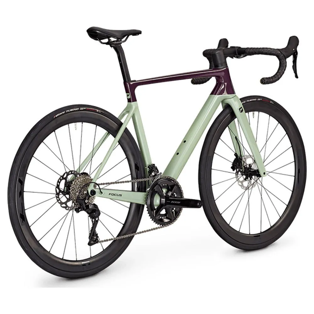 Focus Izalco Max 8.8 R7100 2024 Racercykel, Dark-violet glossy / skygrey glossy
