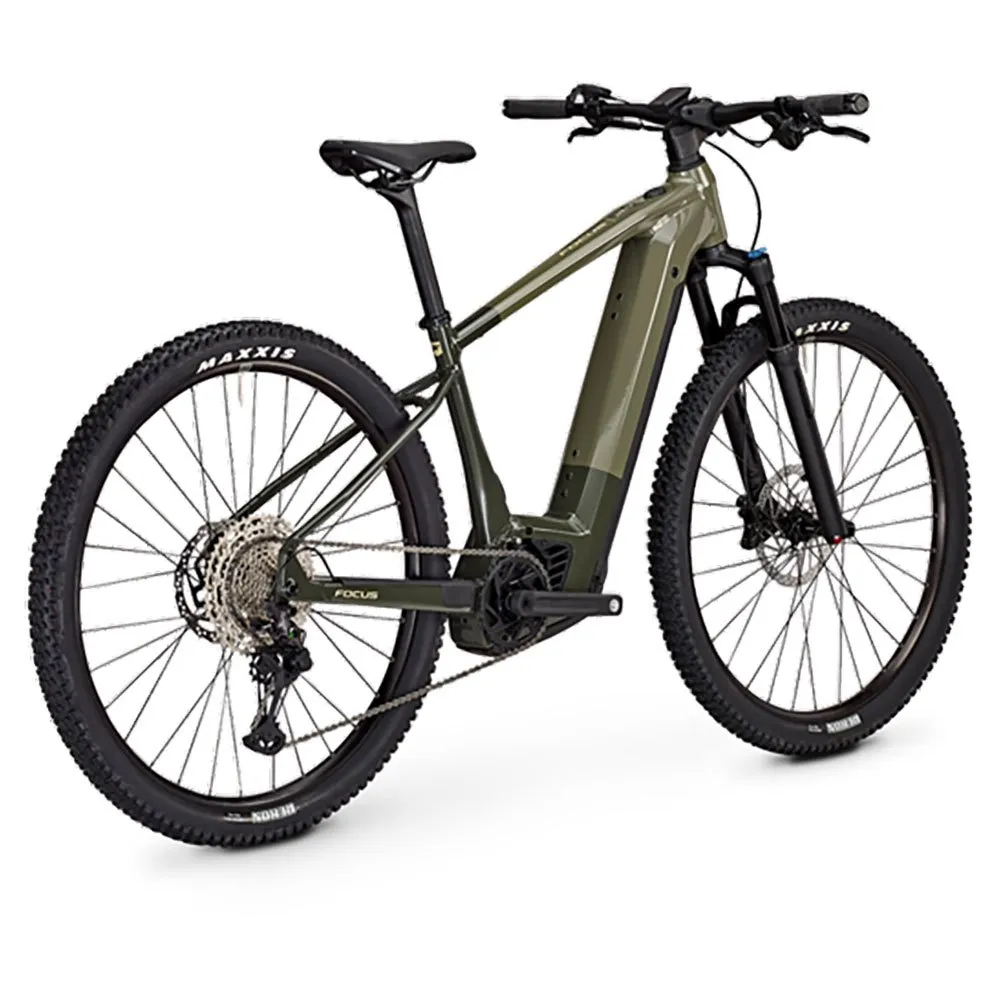 Focus Jarifa² 6.9 27´´ Deore M6100 2024 Elcykel, Urbangreen glossy / huntsmangreen glossy, XS, 625Wh