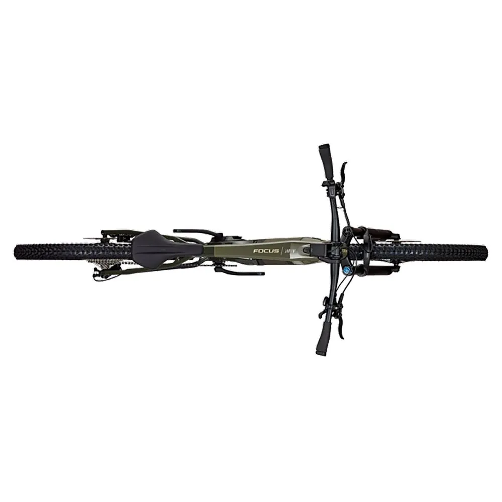 Focus Jarifa² 6.9 27´´ Deore M6100 2024 Elcykel, Urbangreen glossy / huntsmangreen glossy, XS, 625Wh