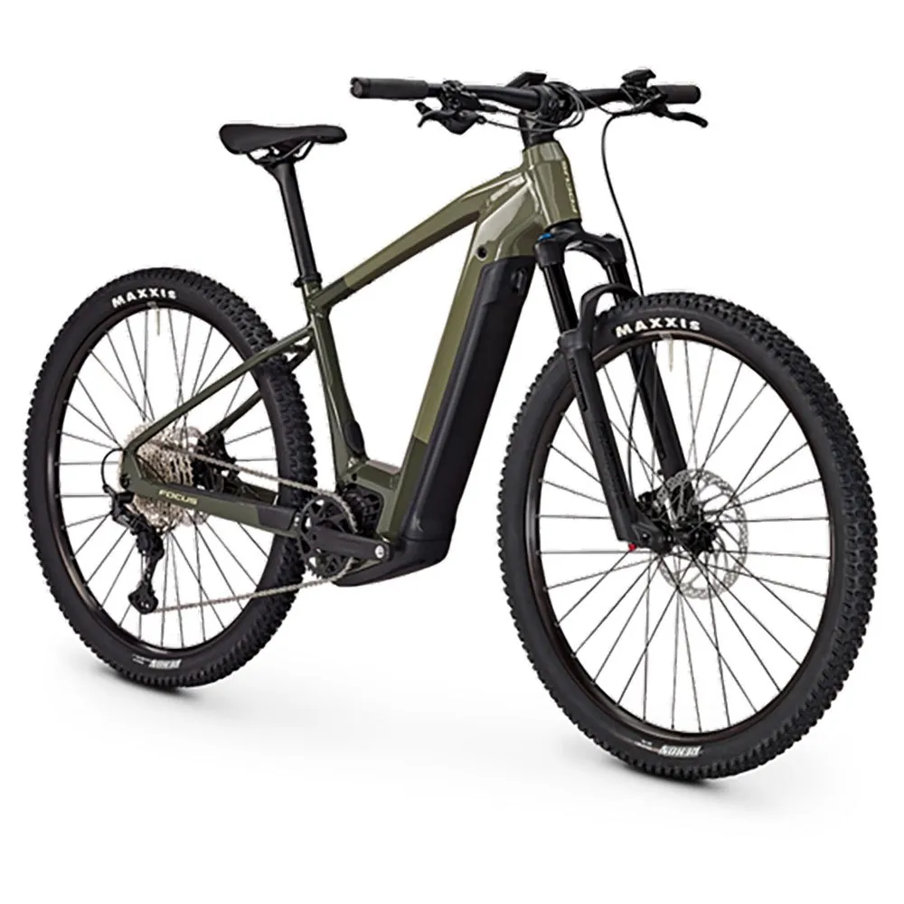 Focus Jarifa² 6.9 27´´ Deore M6100 2024 Elcykel, Urbangreen glossy / huntsmangreen glossy, XS, 625Wh