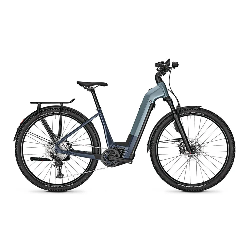 Focus Planet² 6.9 Wave Elcykel, Stoneblue glossy / heritage blue, S, 750Wh