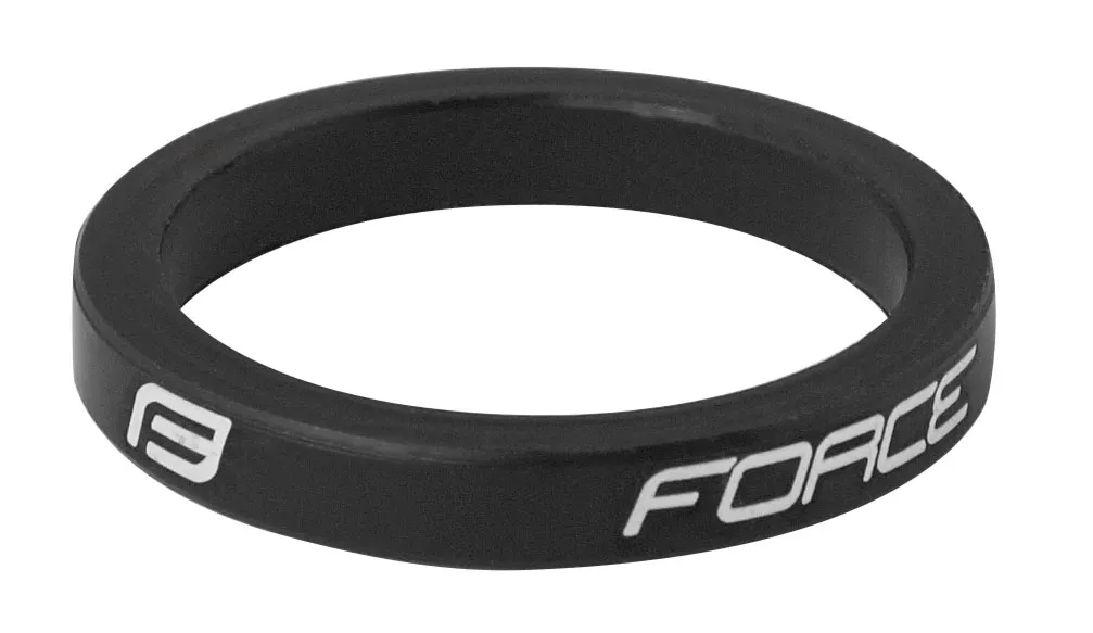 Force 5 mm svart alu spacer 1 1/8", Vit/Svart Force 5 mm svart alu spacer 1 1/8", Vit/Svart