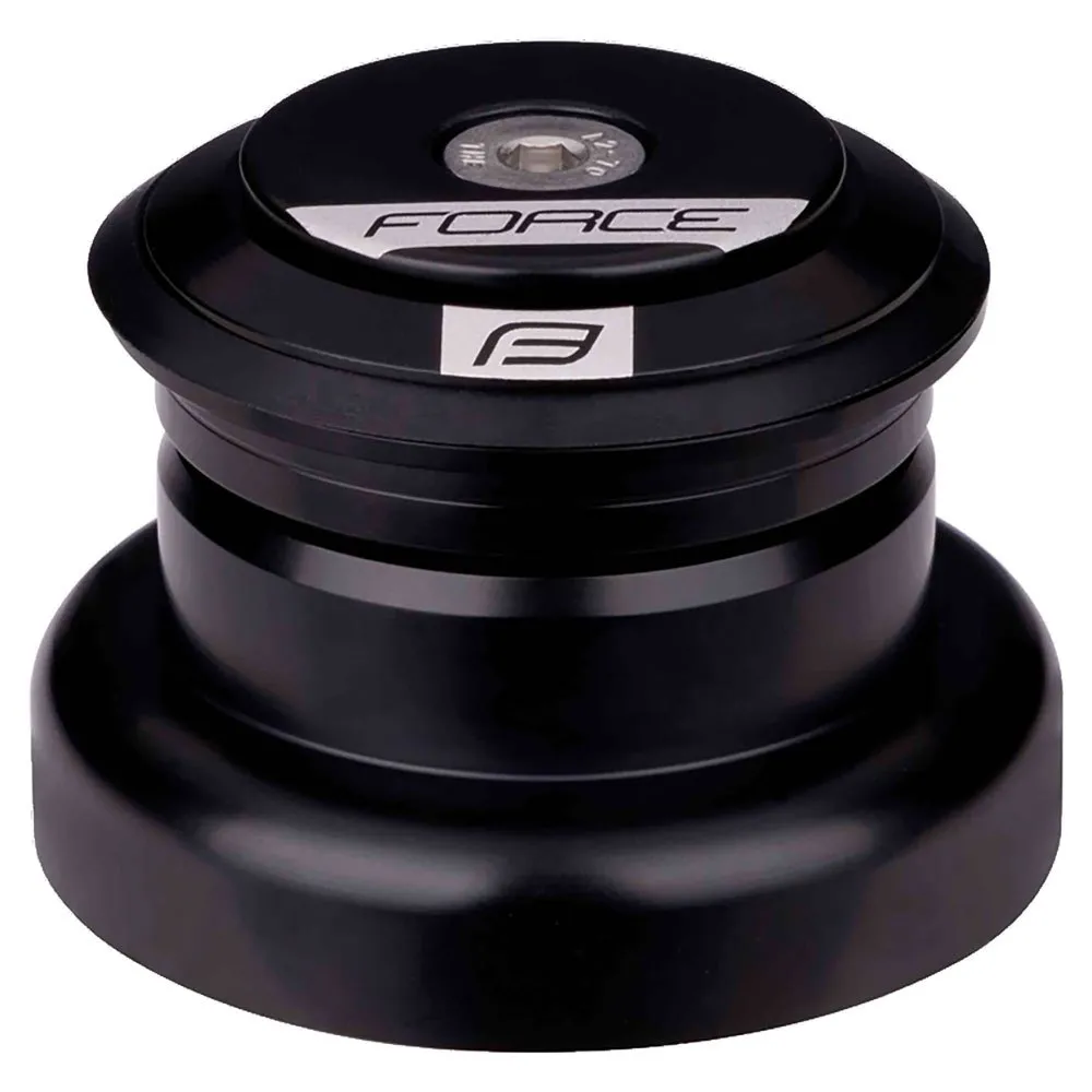Force A-head 1 1/8´´ Taper Semi-integrerat Headset, Black, One Size
