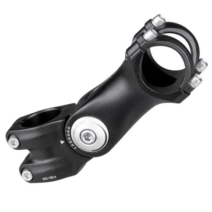 Force Adjustable 31.8 Mm Cykelstyrstam, Black, 105mm, 0º/+60º