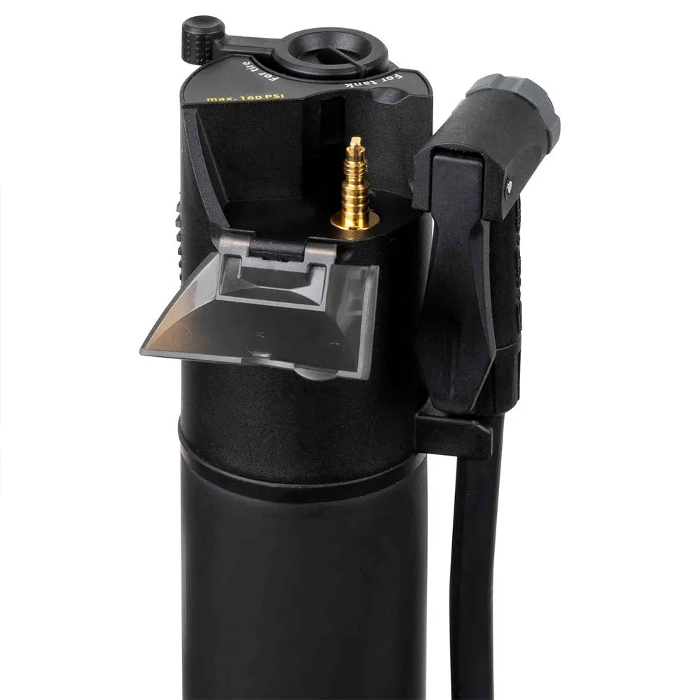 Force Air Tank Tower Cykelpump, Black, 160psi