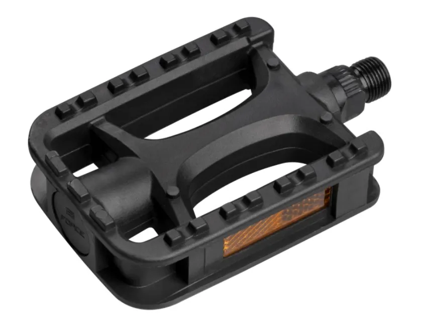 Force Arto Plastik Pedal med lager, Svart
