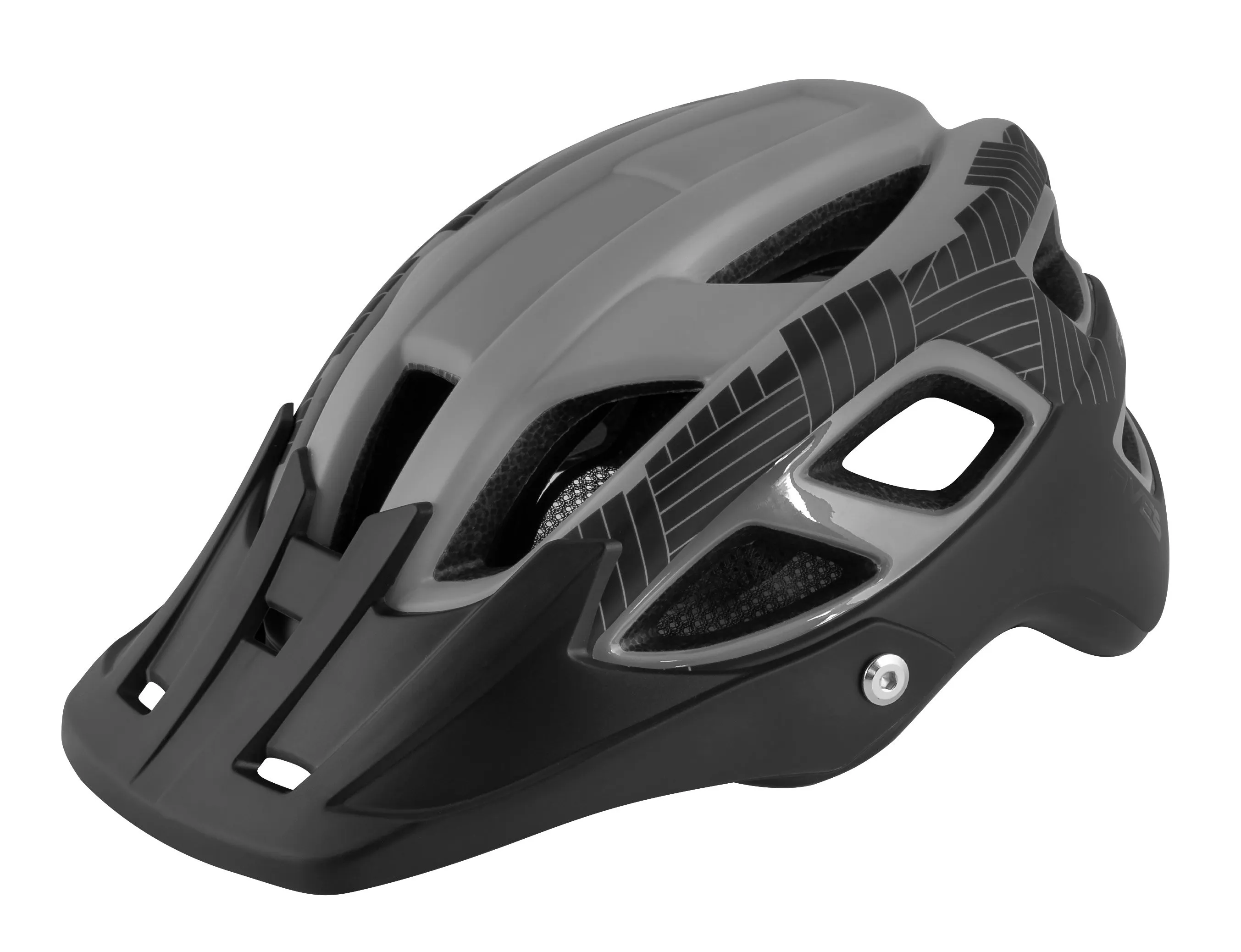 Force Aves MTB Hjälm Svart/Grå, Grå/Svart Force Aves MTB Hjälm Svart/Grå, Grå/Svart