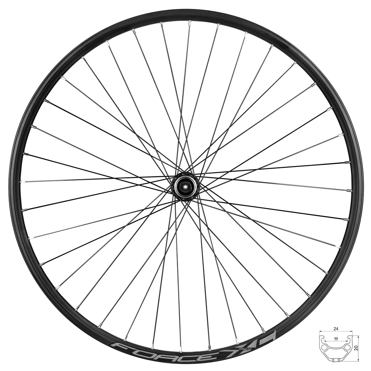 Force Basic Framhjul 29"Svart