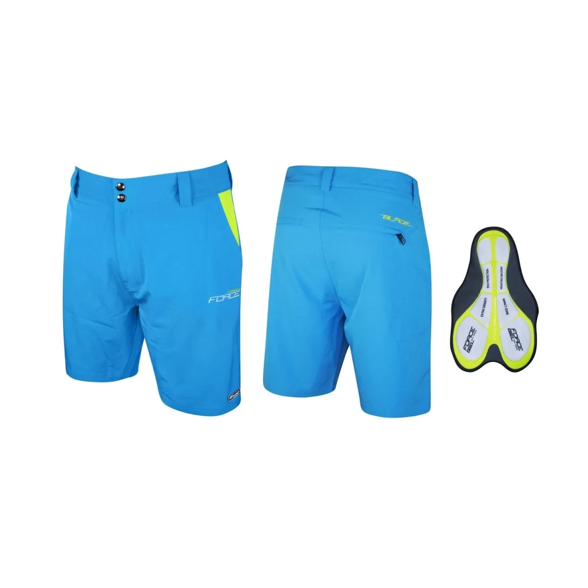 Force Blade MTB shorts blå Force Blade MTB shorts blå