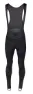 Force Bright Bibtights med kudde för kvinnor - Svart