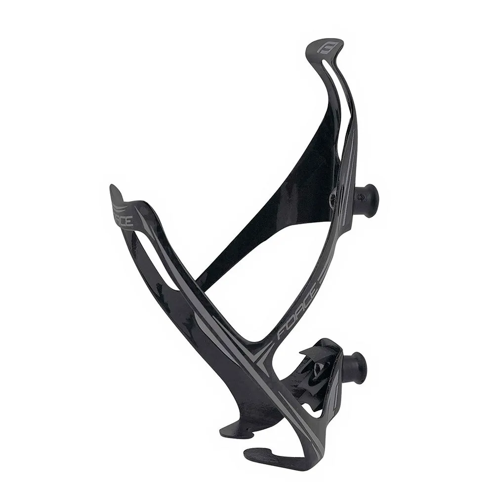 Force Carbon Flaskhållare, Black / grey, One Size