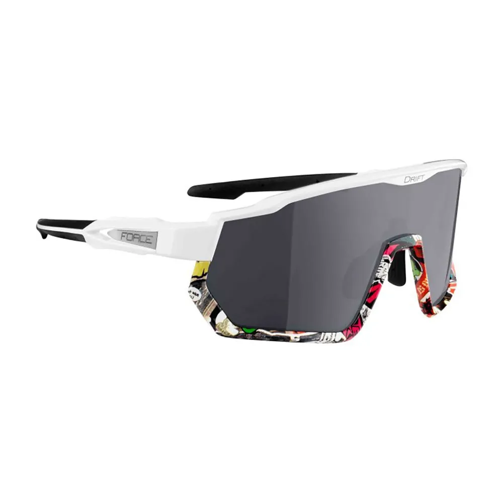Force Drift Polariserade Solglasögon, White / vivid, Black/CAT3