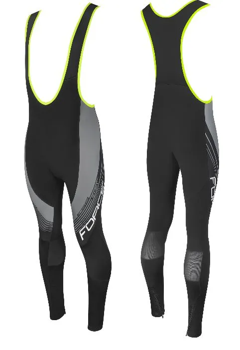 Force F58 Långa Bibtights utan inlägg Svart/Grå Force F58 Långa Bibtights utan inlägg Svart/Grå