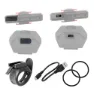 Force Glare Usb Cykellampset, Black / red, 400/160 Lumens