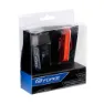 Force Glare Usb Cykellampset, Black / red, 400/160 Lumens