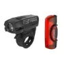 Force Glare Usb Cykellampset, Black / red, 400/160 Lumens