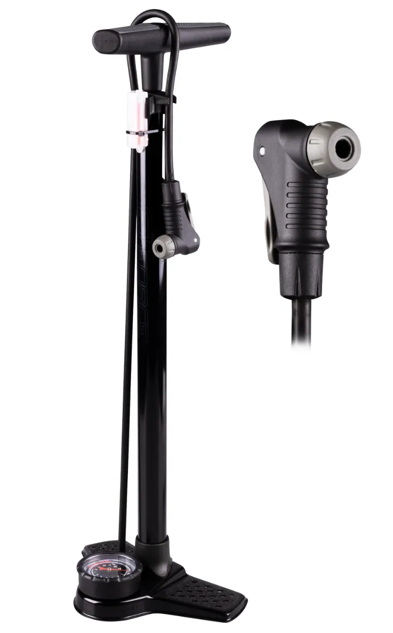 Force Hobby 2.1 Fe Fotpump i Stål 11 Bar, Svart Force Hobby 2.1 Fe Fotpump i Stål 11 Bar, Svart