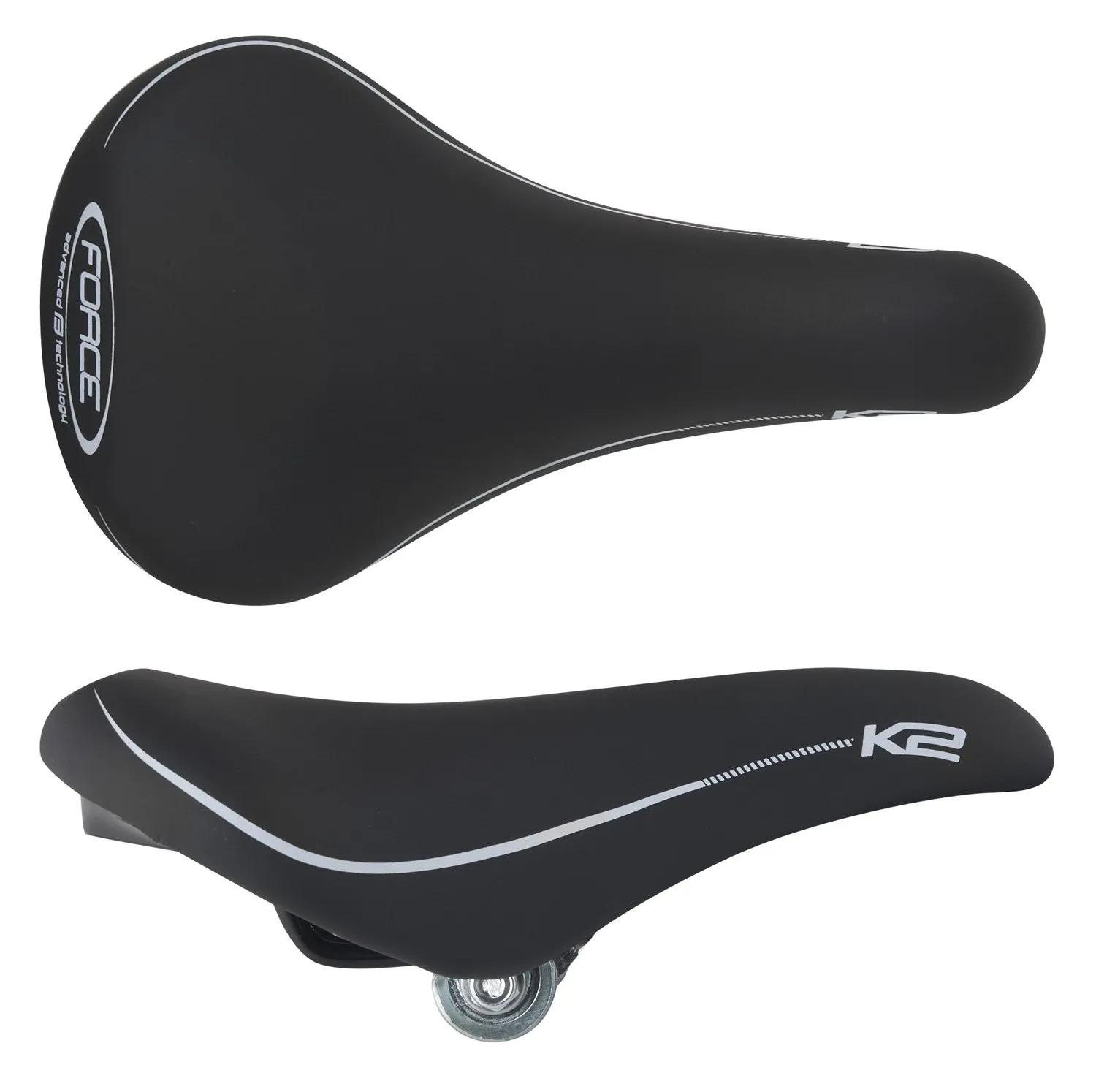 Force K2 Sadel Svart Force K2 Sadel Svart