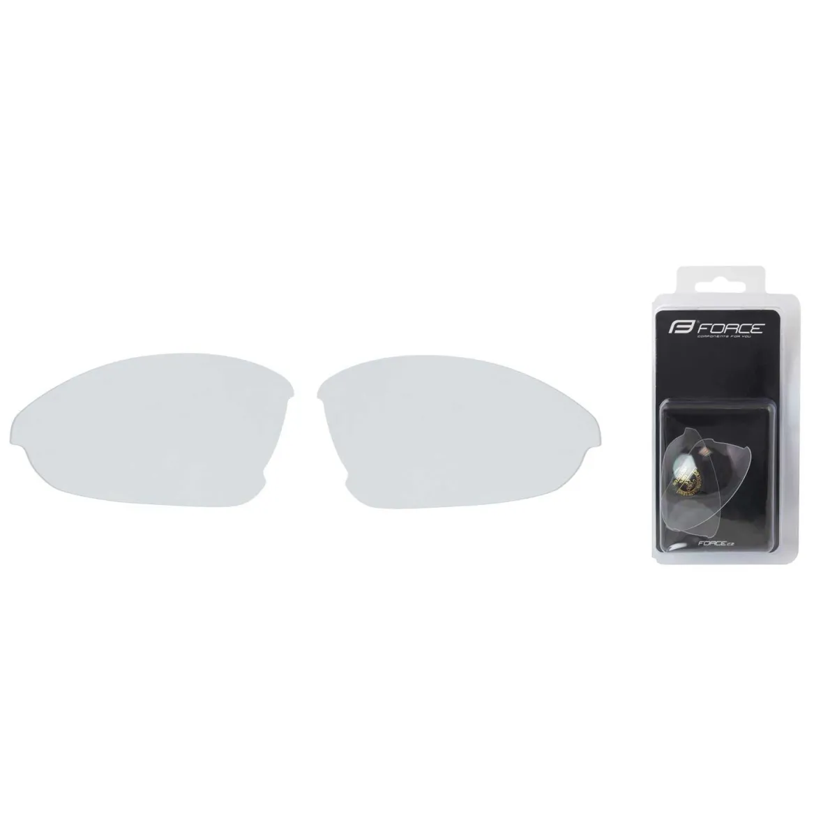 Force klar lins till"Lady cykelbrillor", Transparent Force klar lins till"Lady cykelbrillor", Transparent
