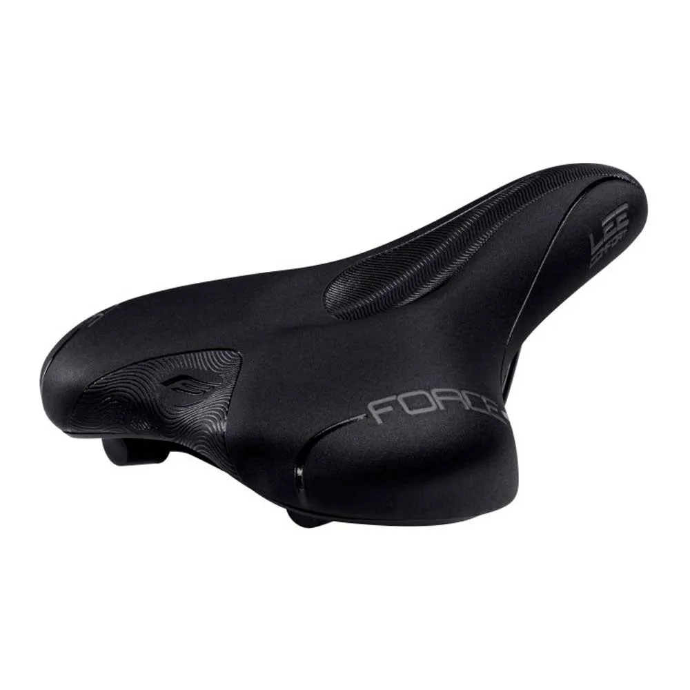 Force Lee Confort Sport Cykelsadel, Black, 170mm