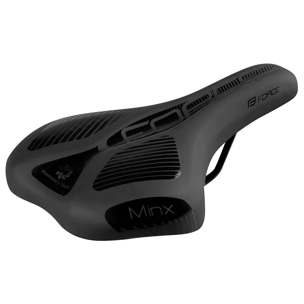 Force Minx Tourist Cykelsadel, Black, 170mm