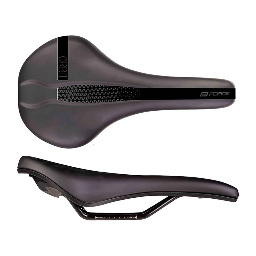 Force Orbit Cykelsadel, Black, 144mm