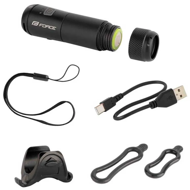 Force Pen 2.0 Usb Framlampa, Black, 700 Lumens