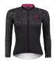 Force Points Långärmad Jersey till Kvinnor Svart / Rosa, Rosa/Svart, XS