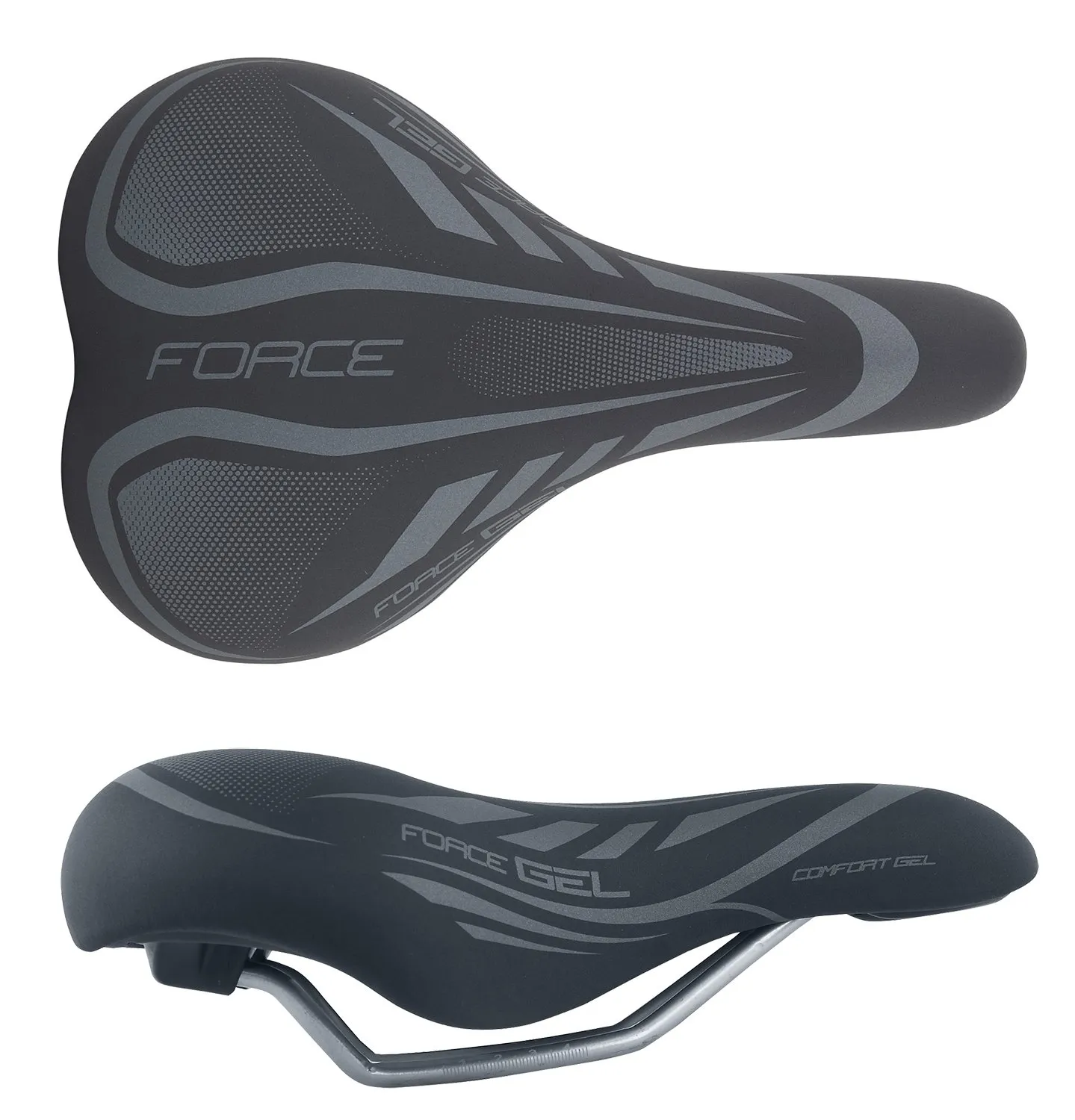 Force Sadel FORCE Comfort Gel turist herre Force Sadel FORCE Comfort Gel turist herre