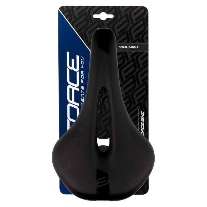 Force Sport Glide Cykelsadel, Black, One Size