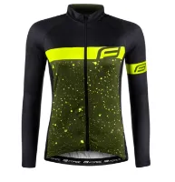 Force Spray Långärmad Cykeltröja till kvinnor Svart / Fluo
