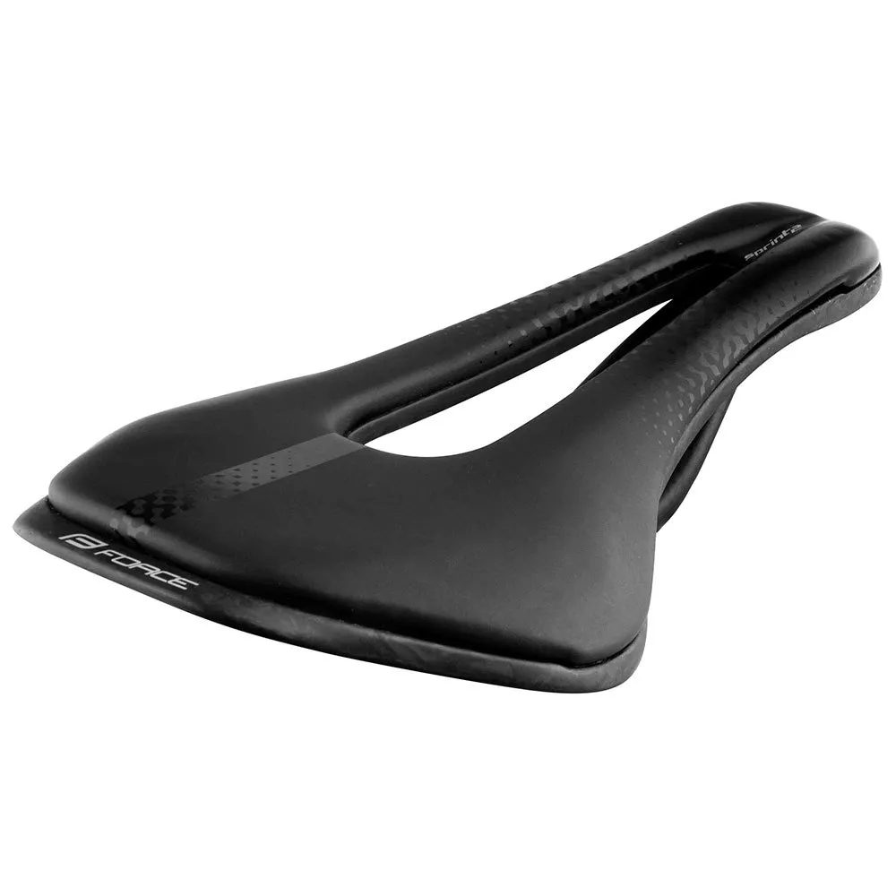 Force Sprint 2 Carbon Cykelsadel, Black, 153mm